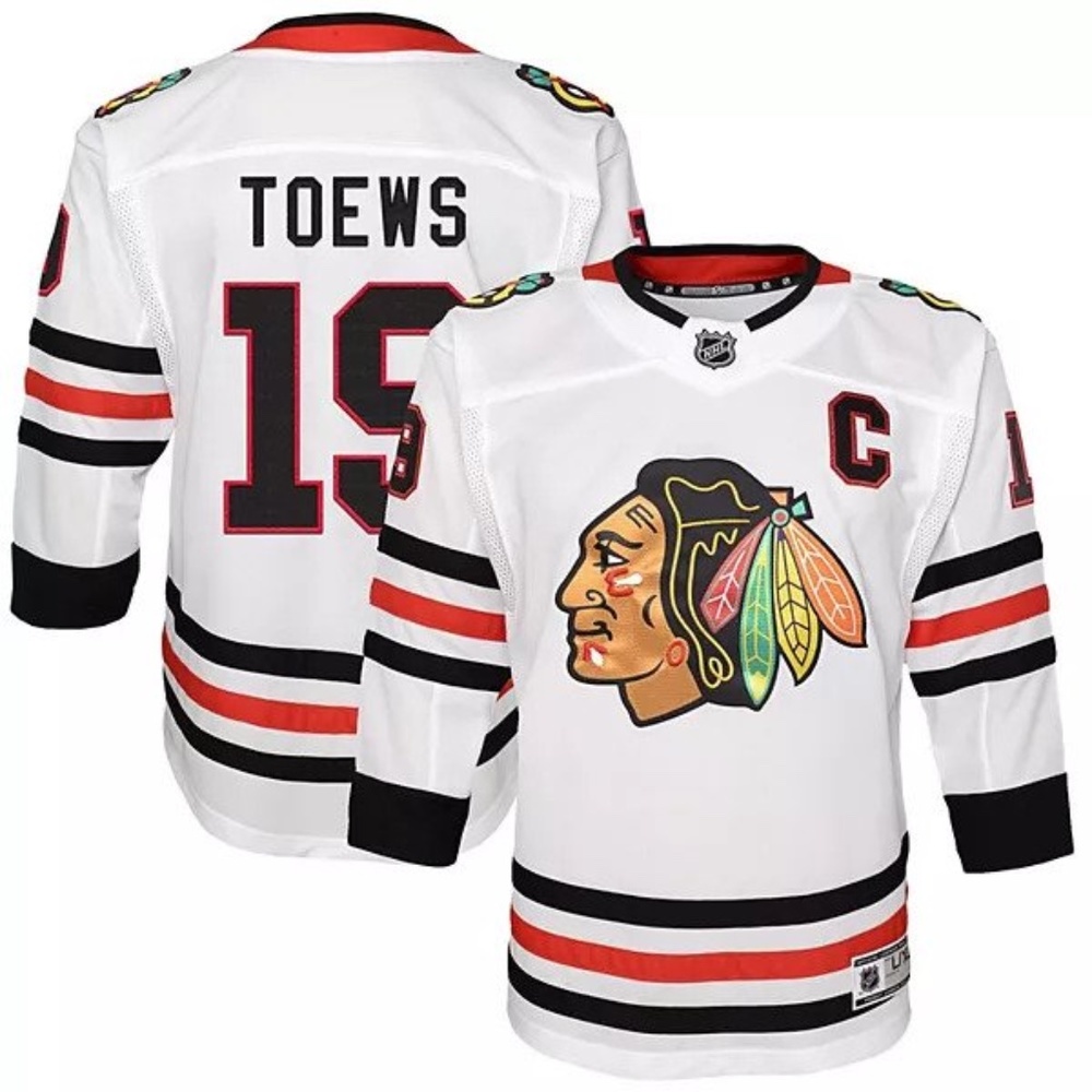 Reebok Toews Chicago Blackhawks Ice Hockey NHL Jersey Youth L/XL